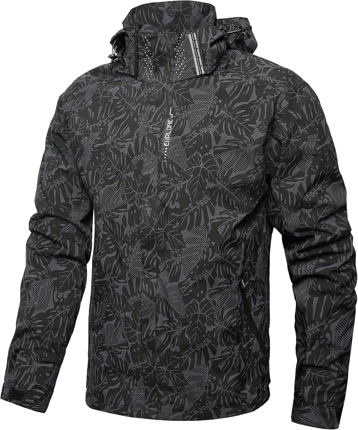 Men's Lightweight Waterproof Rain Jacket for Outdoor Activities