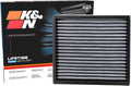 K&N Lifetime Cabin Air Filter - Washable, Improved Airflow and Odor