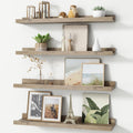 Picture Ledge Shelf Set of 4 for Kids Bookshelf and Decor