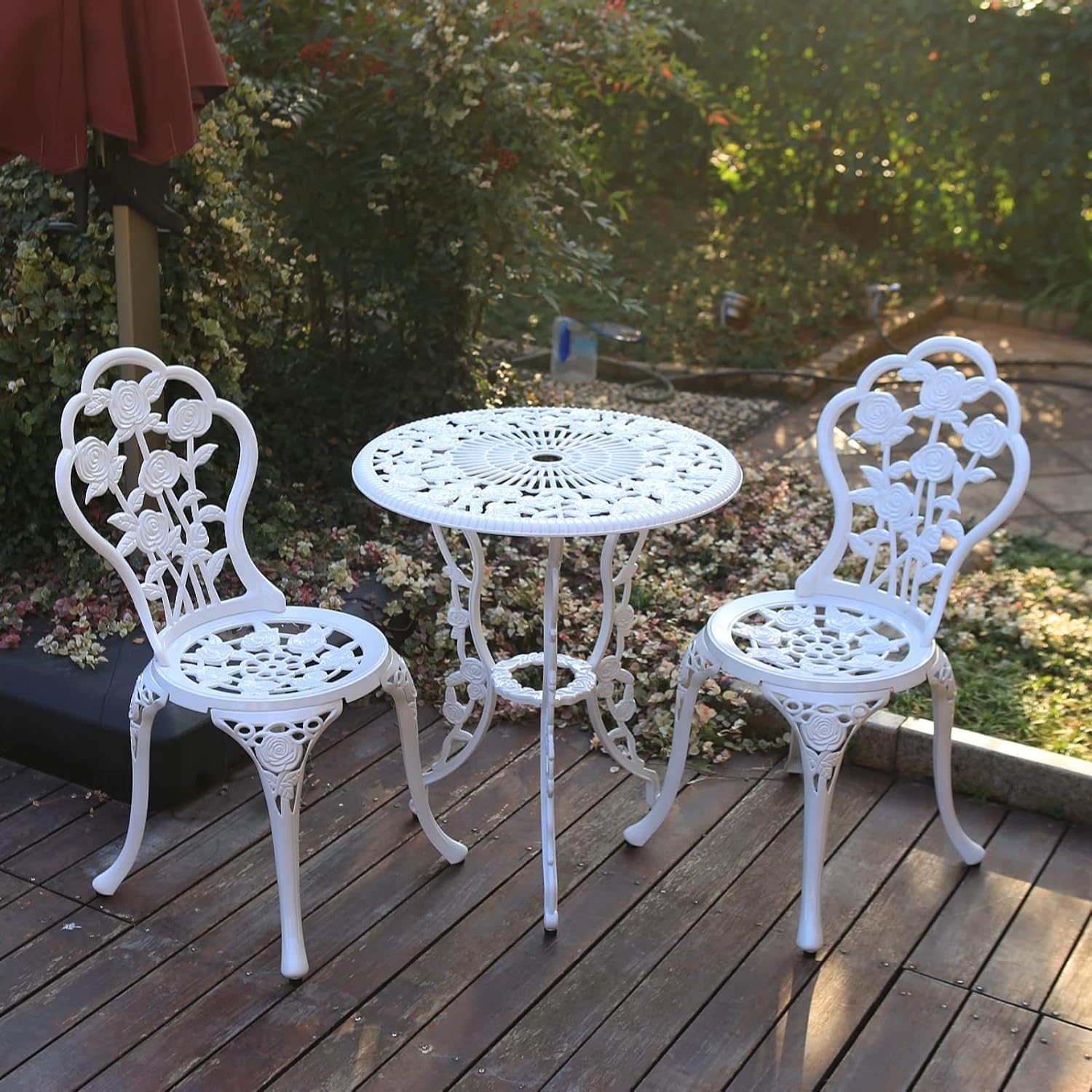 C/G 3-Piece Bistro Set - Elegant Outdoor Patio Table Set