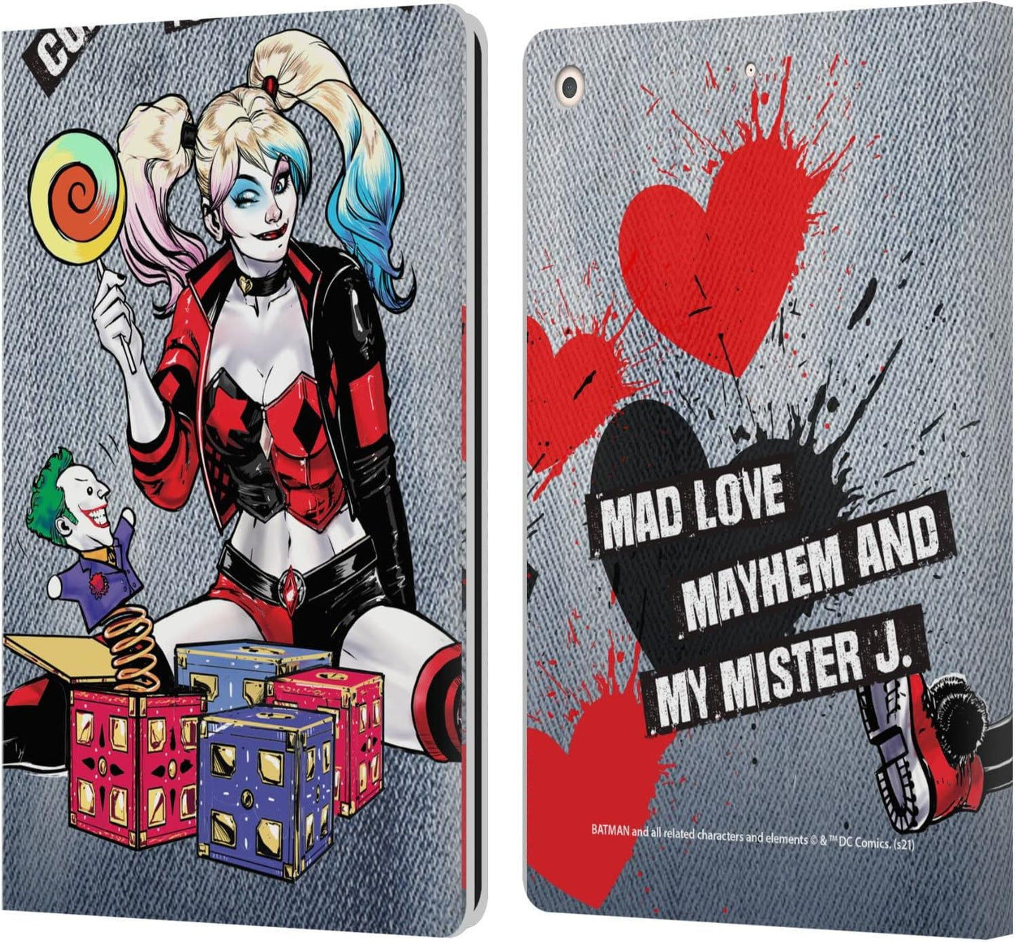 Batman DC Comics Leather Wallet Case for iPad 10.2 - Stylish & Durable