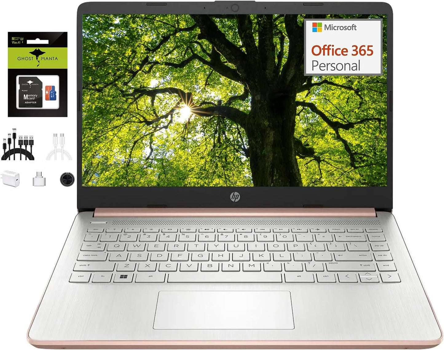 HP 14in Student Laptop with Intel N150 and 16GB RAM for Learning