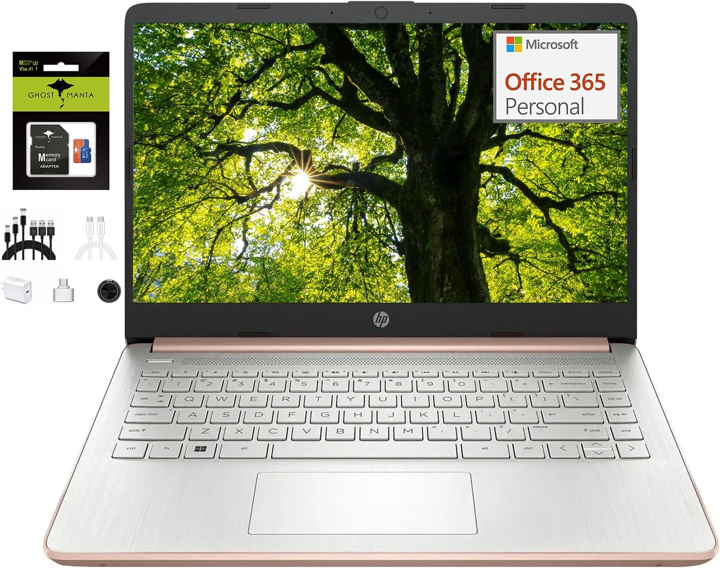 HP 14in Student Laptop with Intel N150 and 16GB RAM for Learning