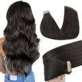 GOO GOO Tape in Hair Extensions Human Hair 16in 20pcs - Seamless Mocha