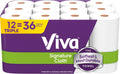 Viva Signature Cloth Paper Towels, 12 Triple Rolls - Soft, Durable