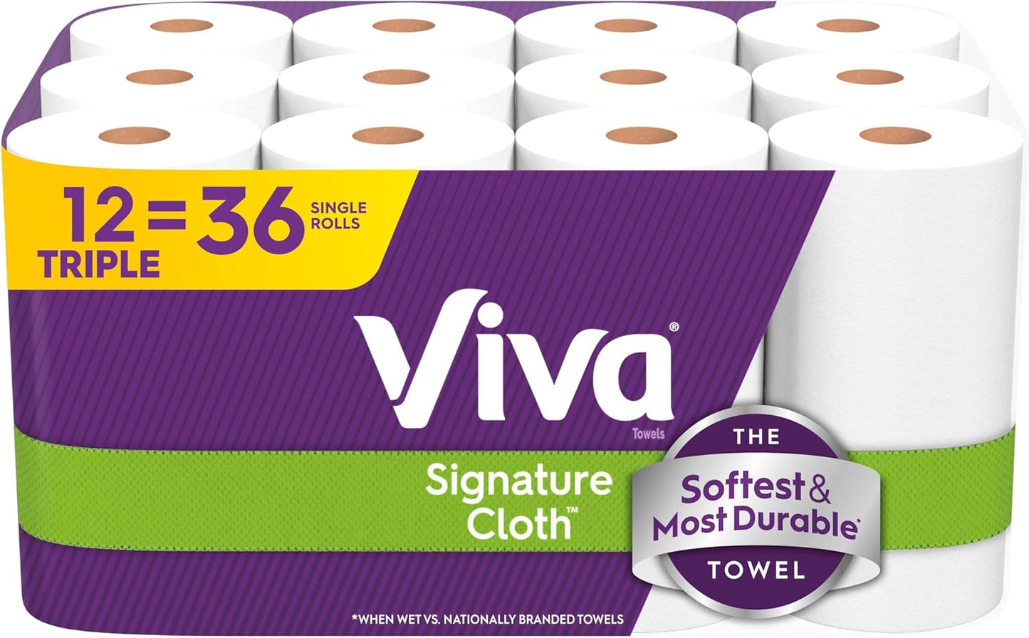Viva Signature Cloth Paper Towels for Exceptional Cleaning Power