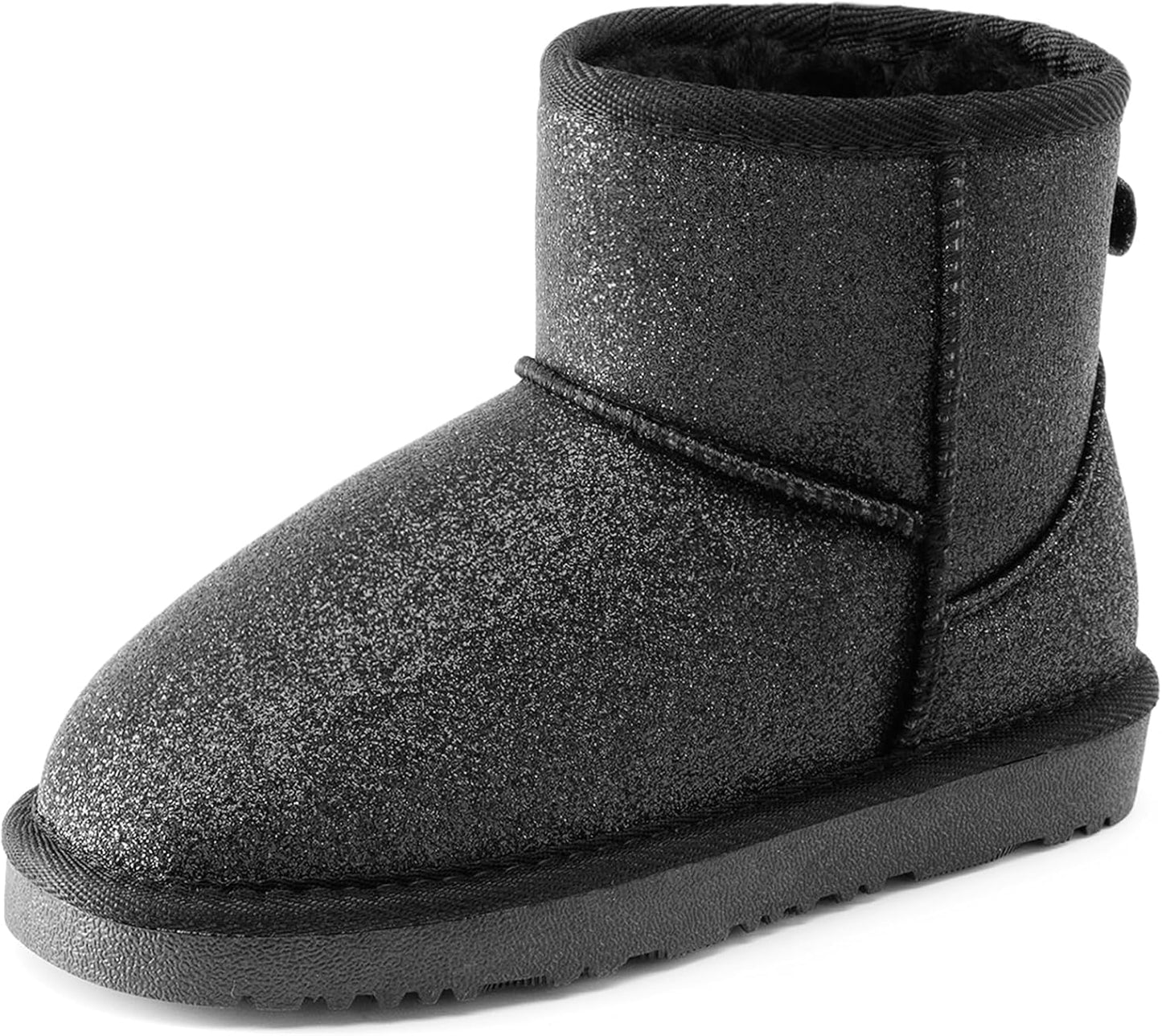 DREAM PAIRS Kids Winter Ankle Boots with Faux Fur Lining