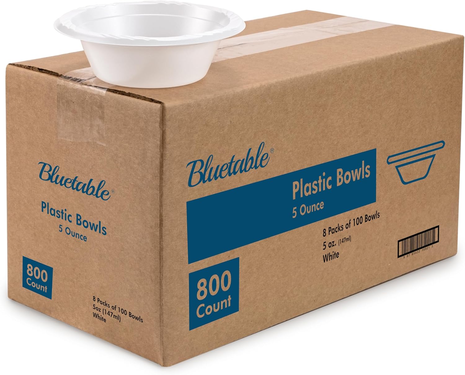 Bluetable 5 oz Disposable Bowls for Parties and Everyday Use