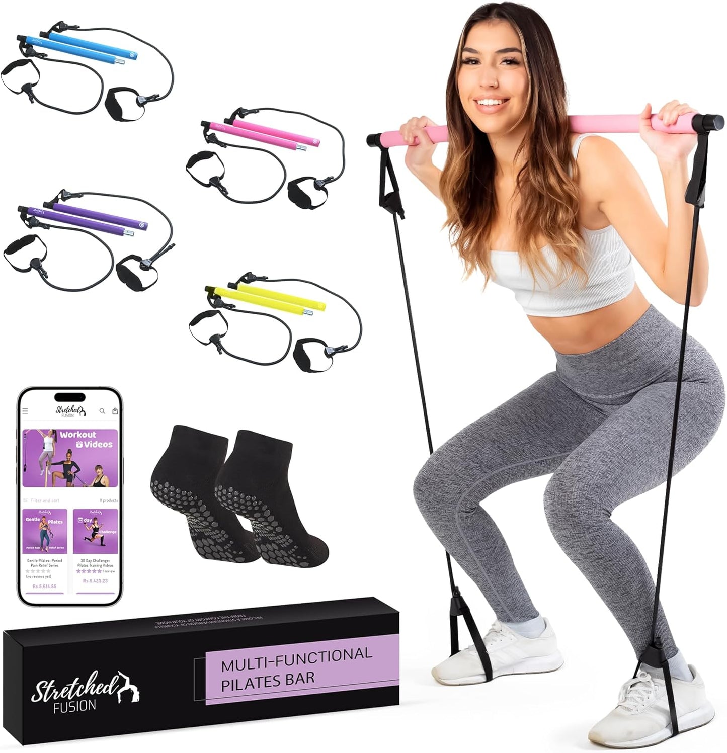 Pilates Bar Kit for Home Workouts - Transform Your Body Fast