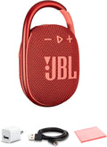 JBL Clip 4 Portable Bluetooth Speaker - Bold Sound, Built-In Carabiner
