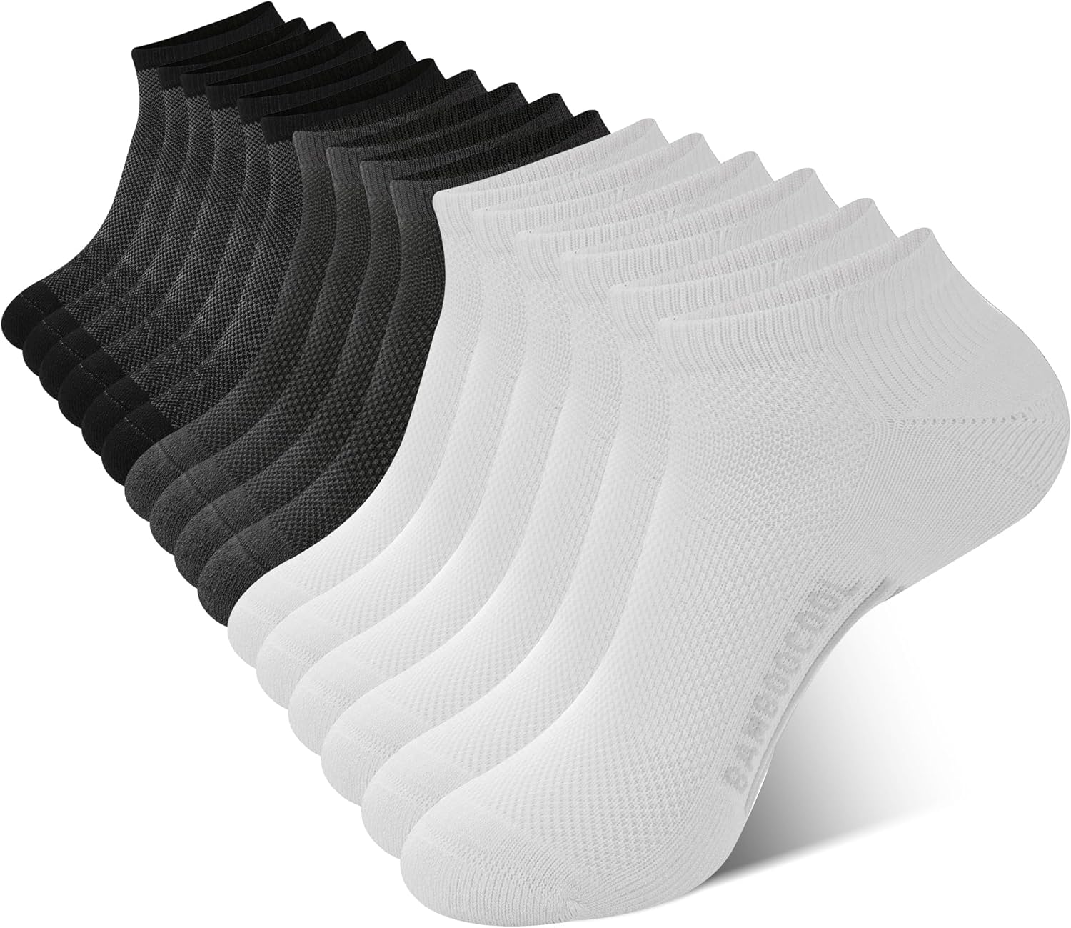 Bamboo Cool Men's Athletic Ankle Socks for Comfort and Support