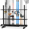Fishing Rod Rack Holder Organizer 24-48 Slots - Vertical Garage Stand