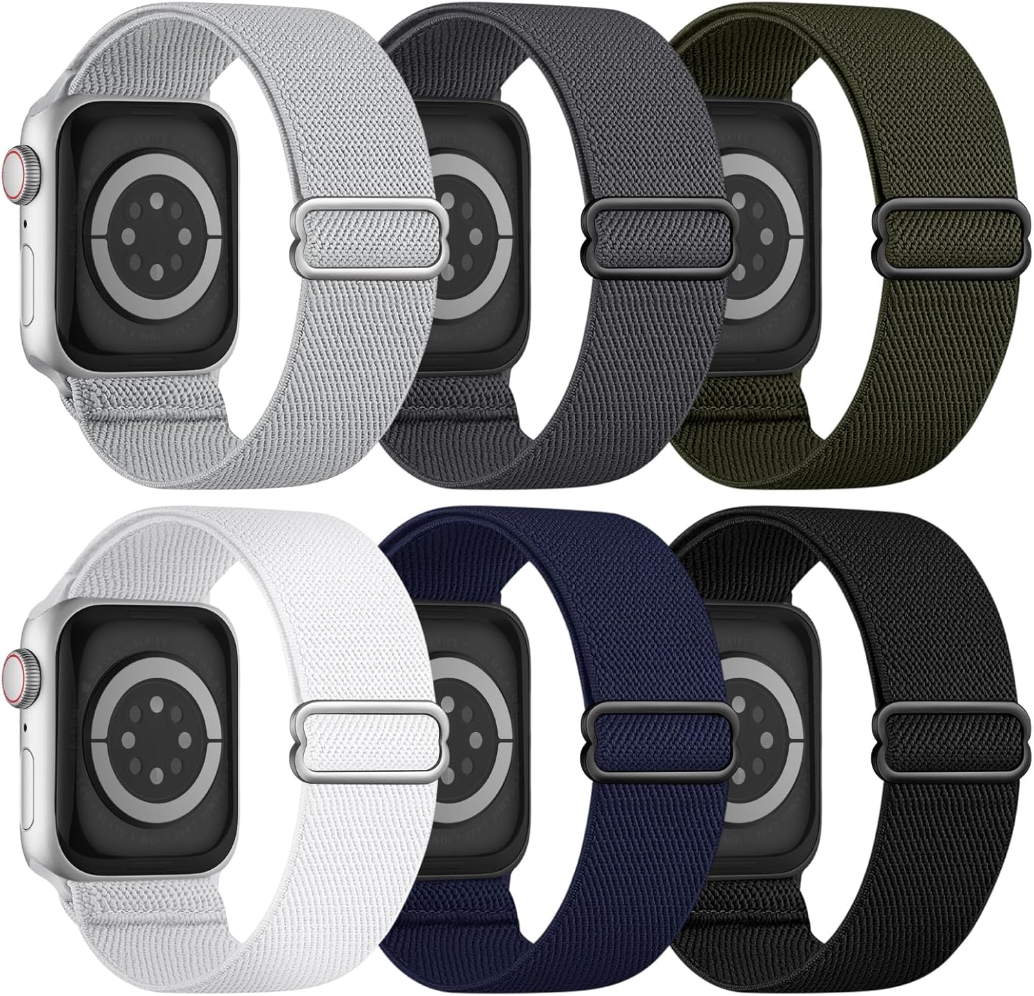 Stretchy Braided Nylon Apple Watch Band - Comfy Fit!