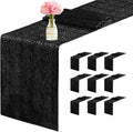 Set of 10 12x72 Inch Shimmering Table Runners for Special Occasions