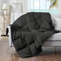 puredown Soft Feather Down Throw Blanket 50in x 70in - Lightweight