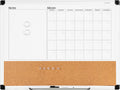 Monthly Calendar Whiteboard Cork Combo 18 in x 24 in - Planner