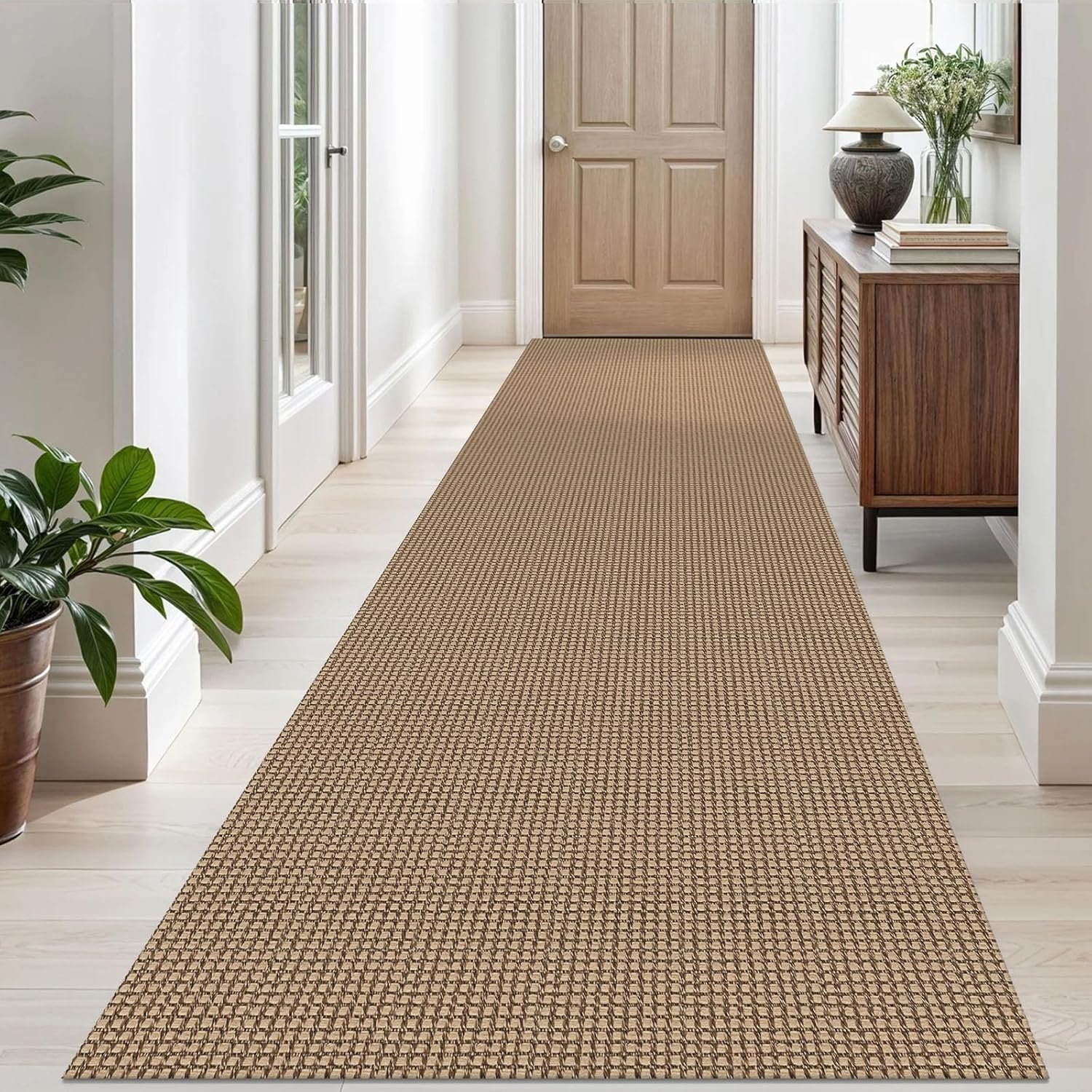 EARTHALL Woven Runner Rug 3x10 Ft for Hallways and Kitchens
