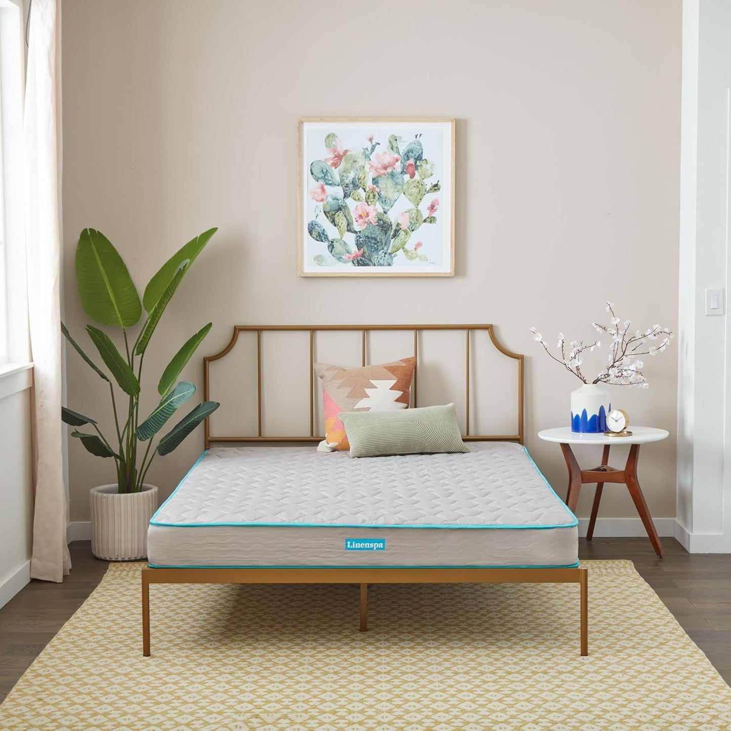 Linenspa 6 Inch Mattress - Firm Feel for Youth and Guest Beds