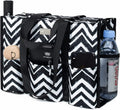 Utility Water Resistant Tote Bag with 13 Pockets for Women
