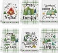 Happy Camper Kitchen Towels Set by Redbaker