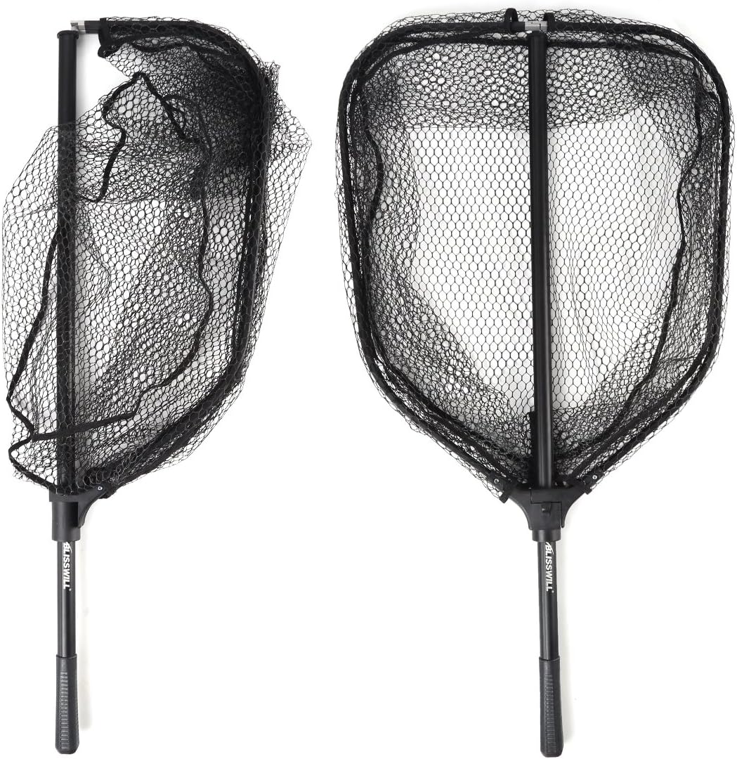 BLISSWILL Collapsible Fishing Net - Extendable & Durable