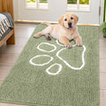 Smiry Dog Door Mat for Muddy Paws 47x32 in - Absorbent Chenille Entry