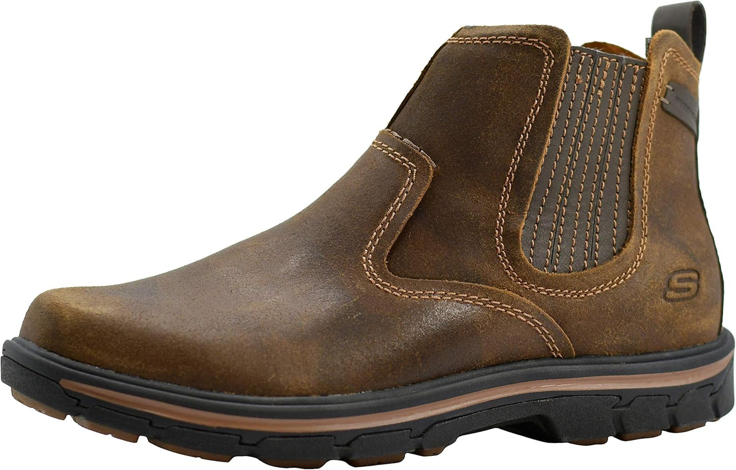 Skechers Men's Relaxed Fit Segment Dorton Boot for Comfort