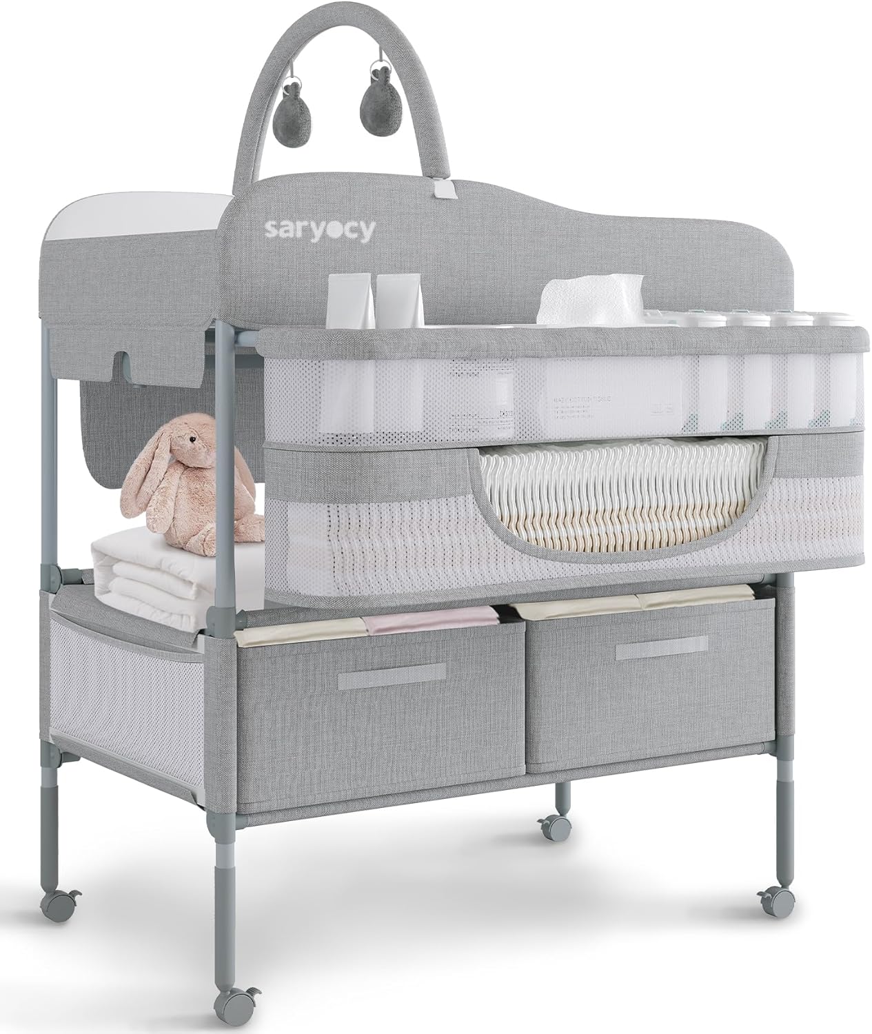 Portable Folding Changing Table - Ultimate Baby Nursery Essential
