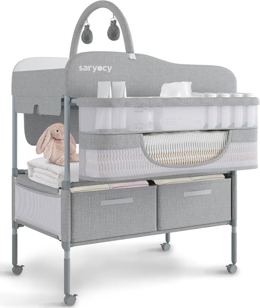 Portable Folding Changing Table - Ultimate Baby Nursery Essential