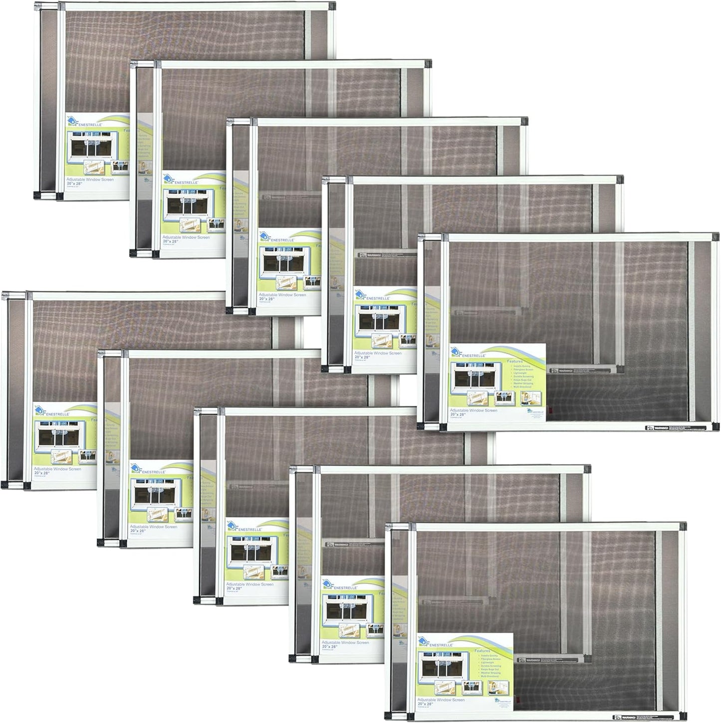 Fenestrelle Expandable Window Screen for Double Hung Windows