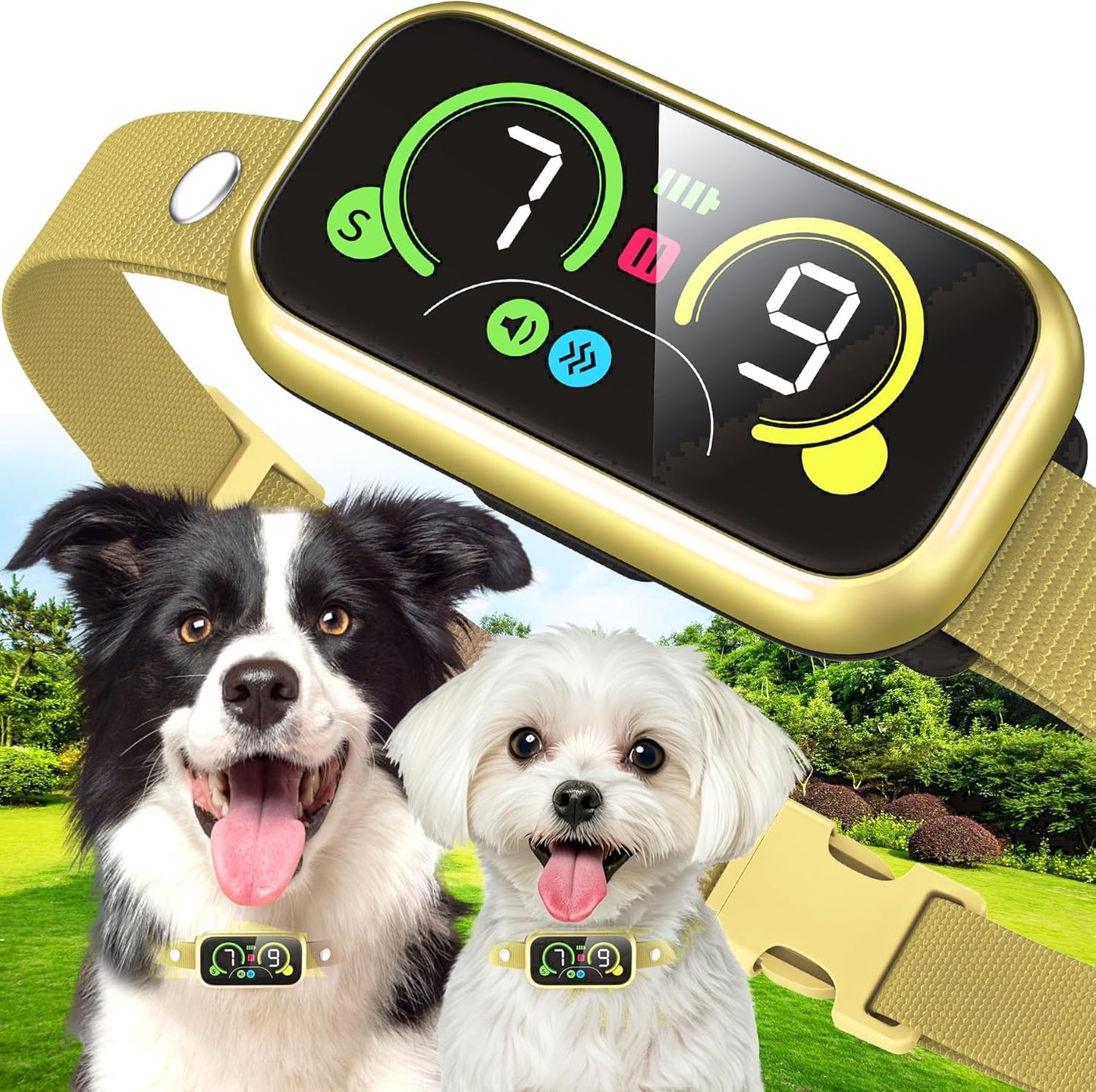 Smart Bark Collar with 4 Modes for Effective Bark Control