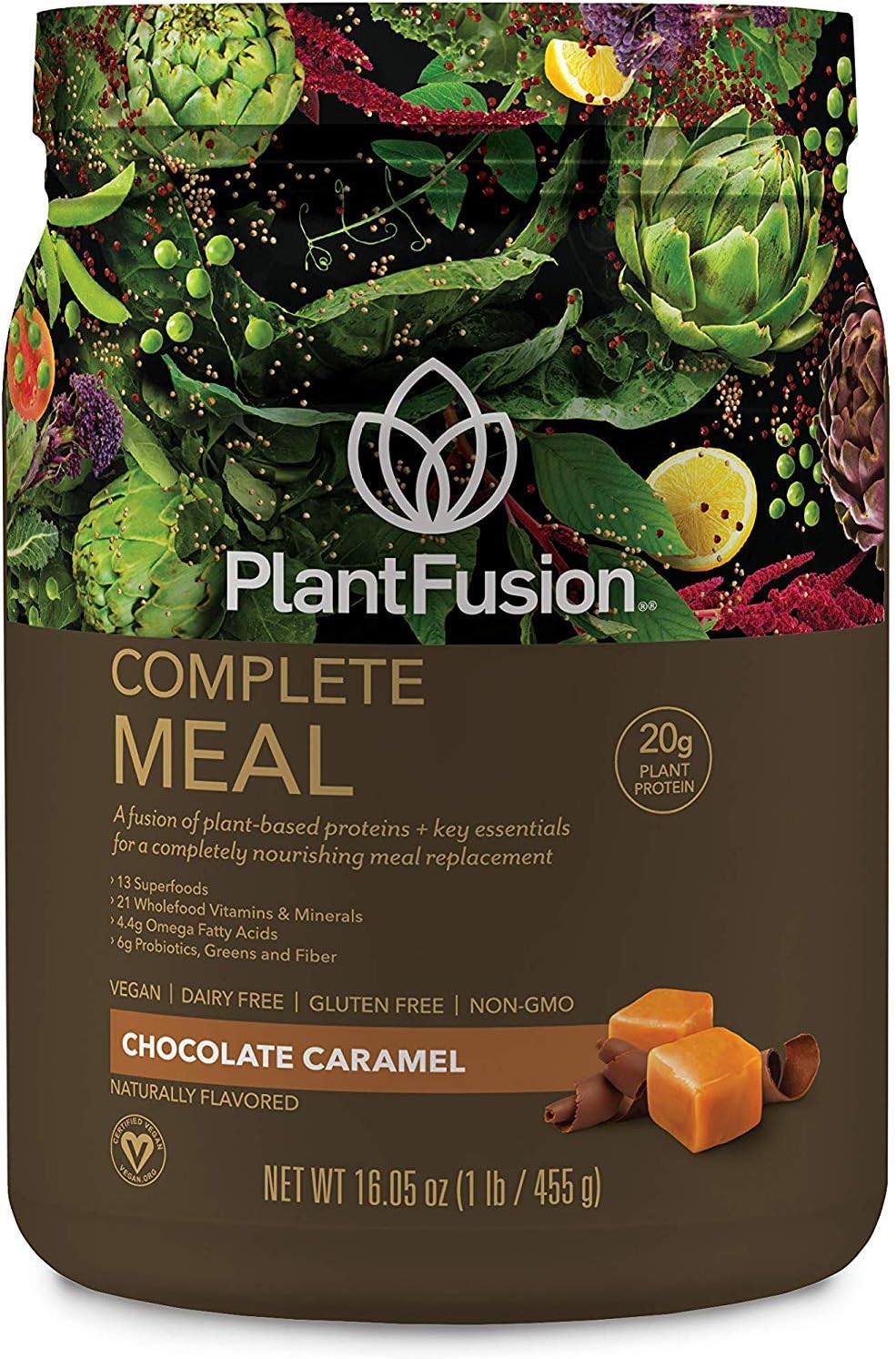 PlantFusion Complete Meal Replacement Shake - Vegan Protein Powder