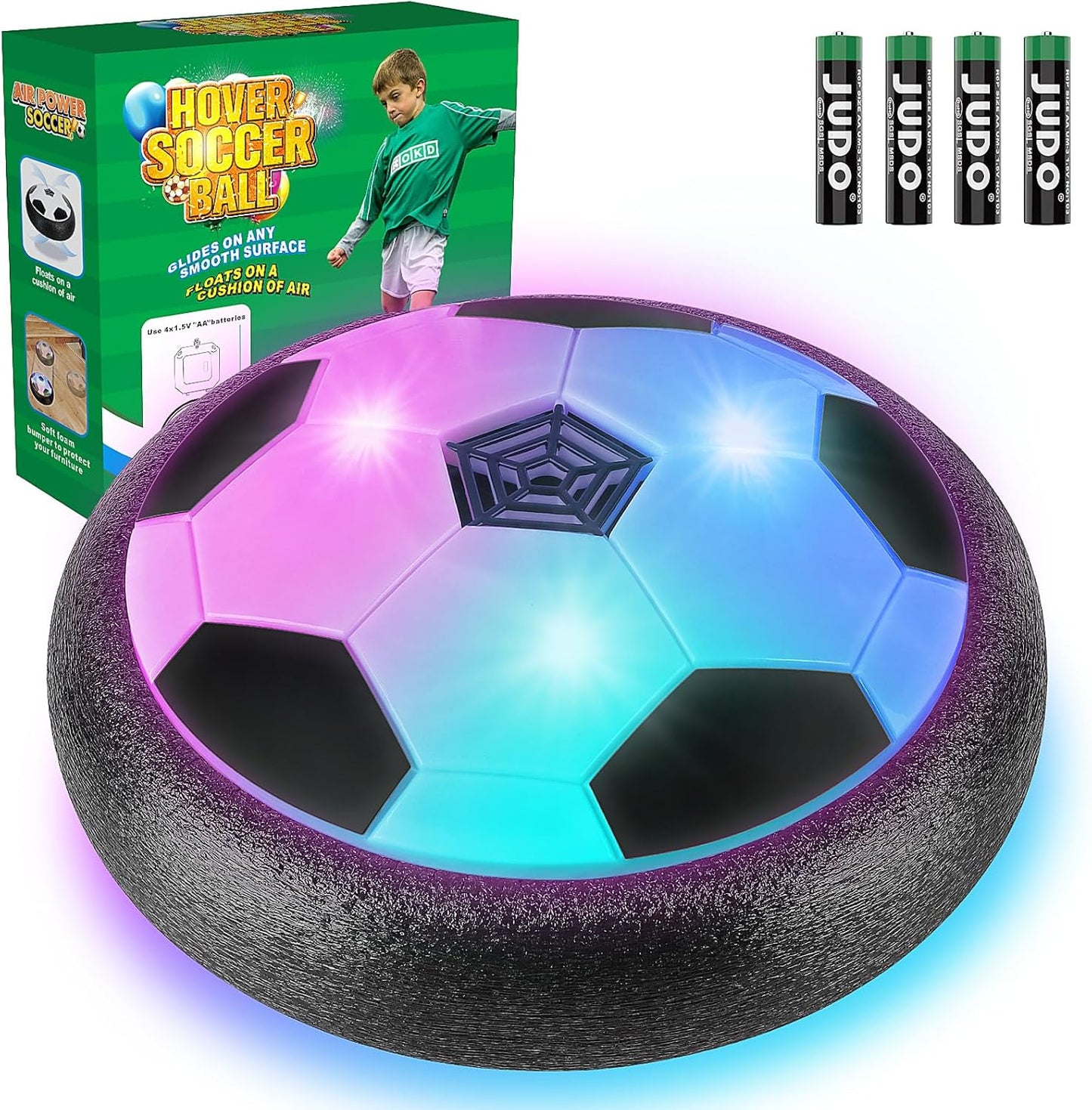 Light Up LED Soccer Ball - Hover Fun for Kids!