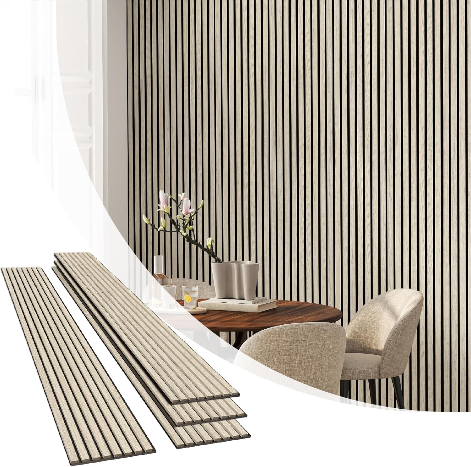 Olanglab Wood Slat Wall Panels for Stunning Acoustic Decor