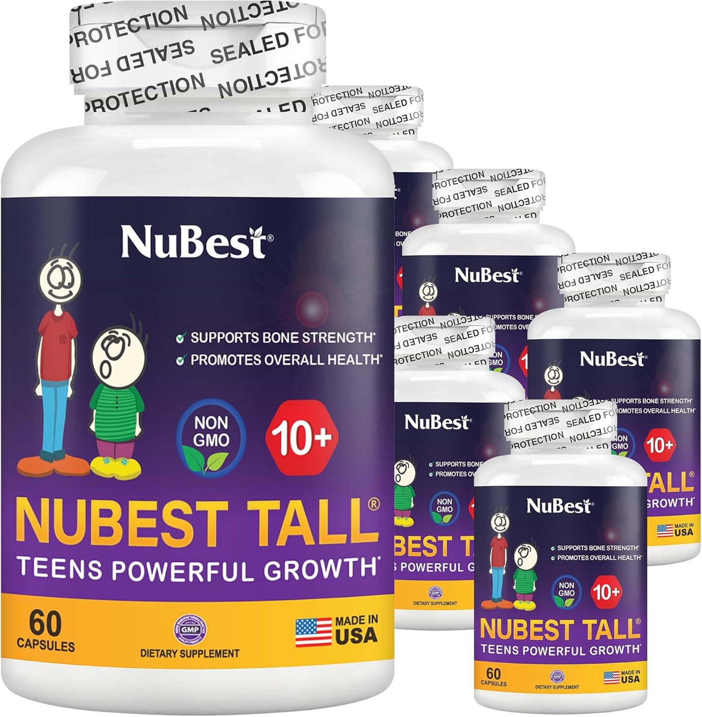 NuBest Tall 10+ Premium Bone Strength Formula for Kids 10