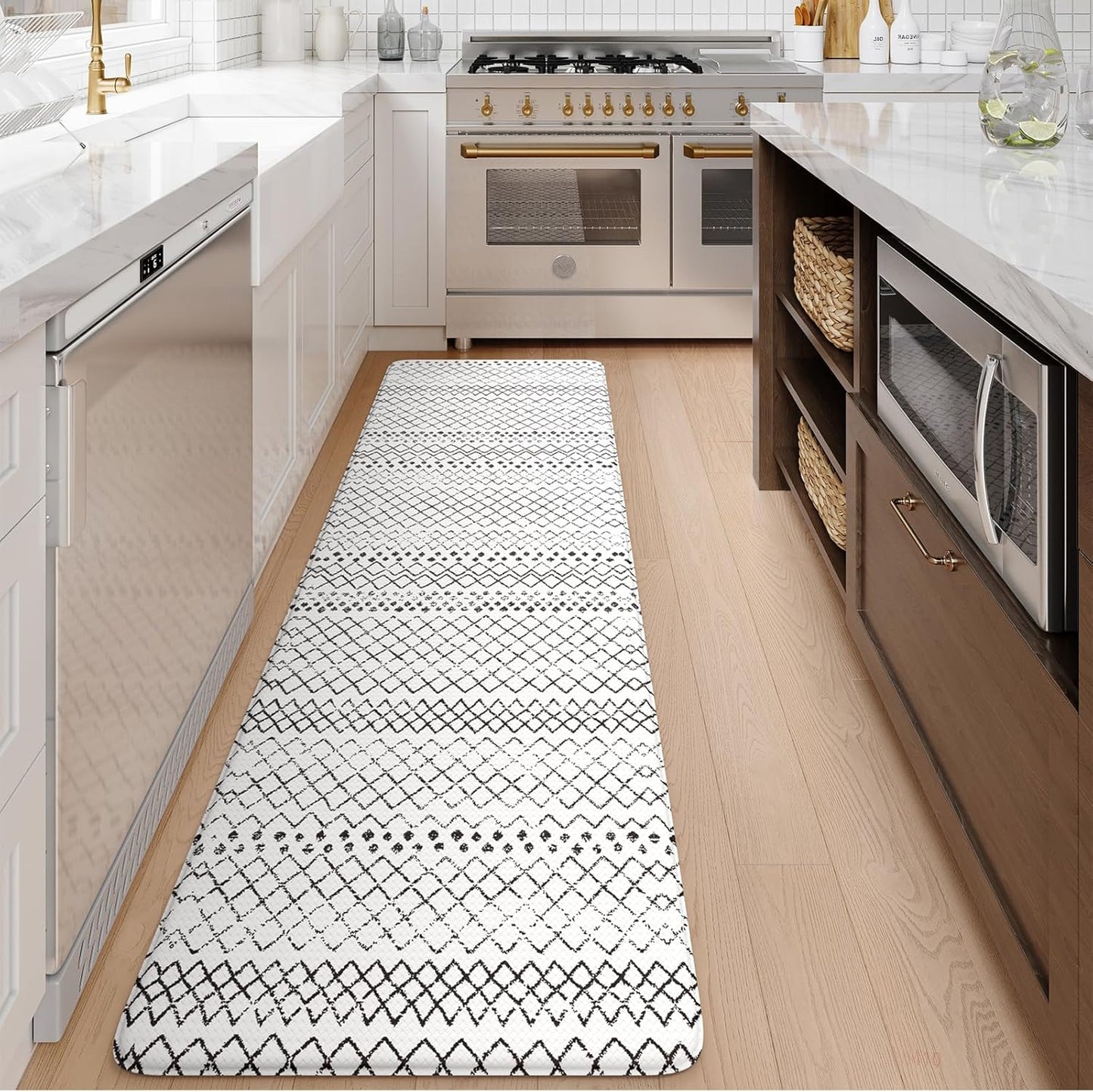 KIMODE Anti Fatigue Kitchen Mat 20x71 in for Comfort and Safety
