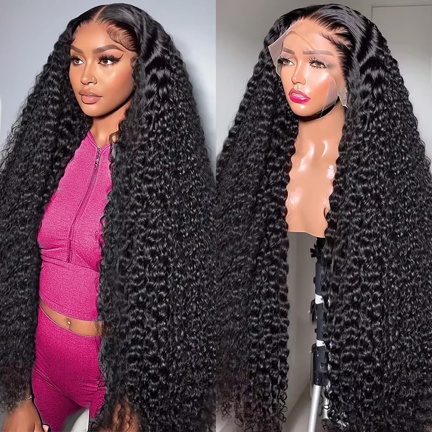 Deep Wave 13x6 HD Lace Front Wigs for Women - 200 Density