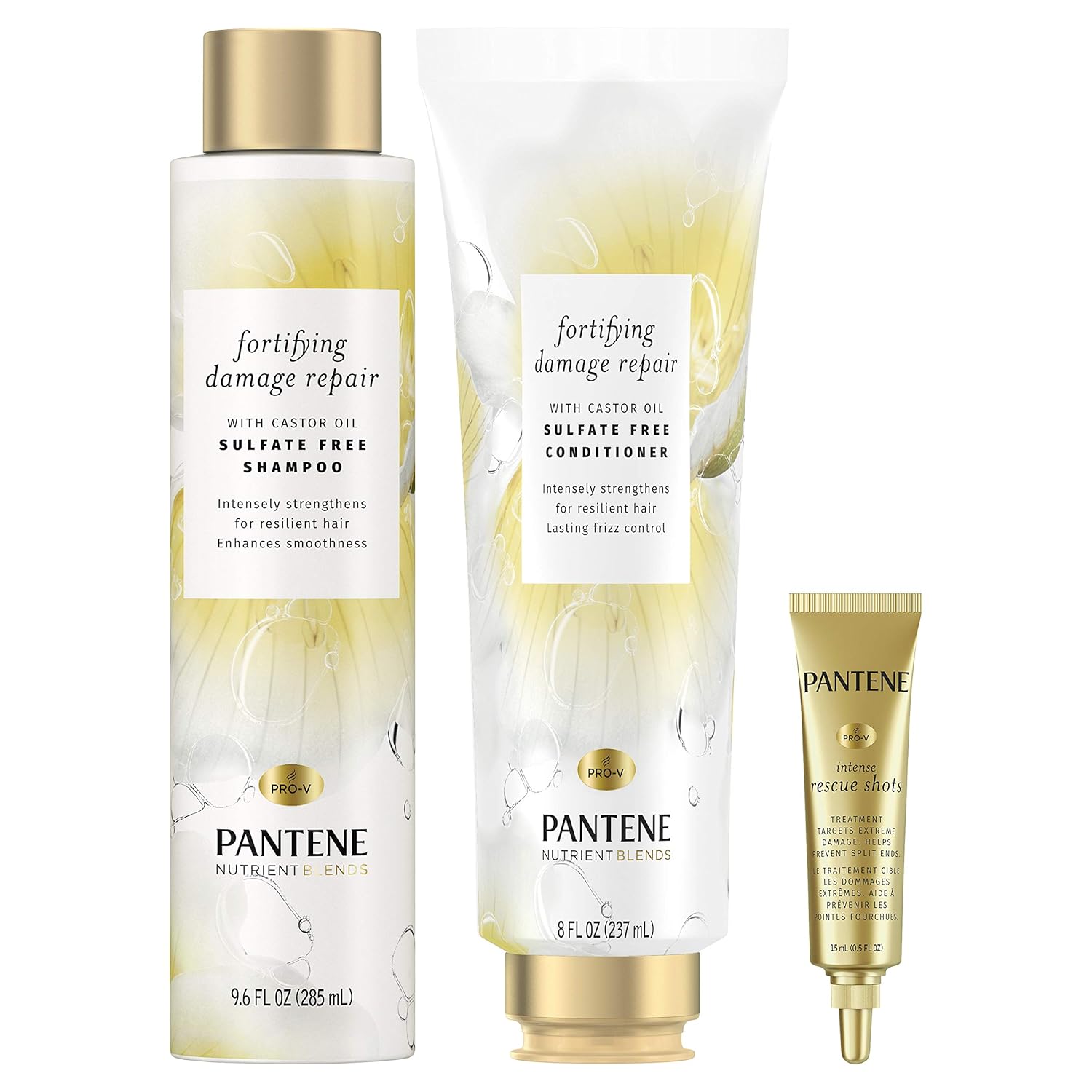 Pantene Sulfate-Free Hair Repair Set with Castor Oil