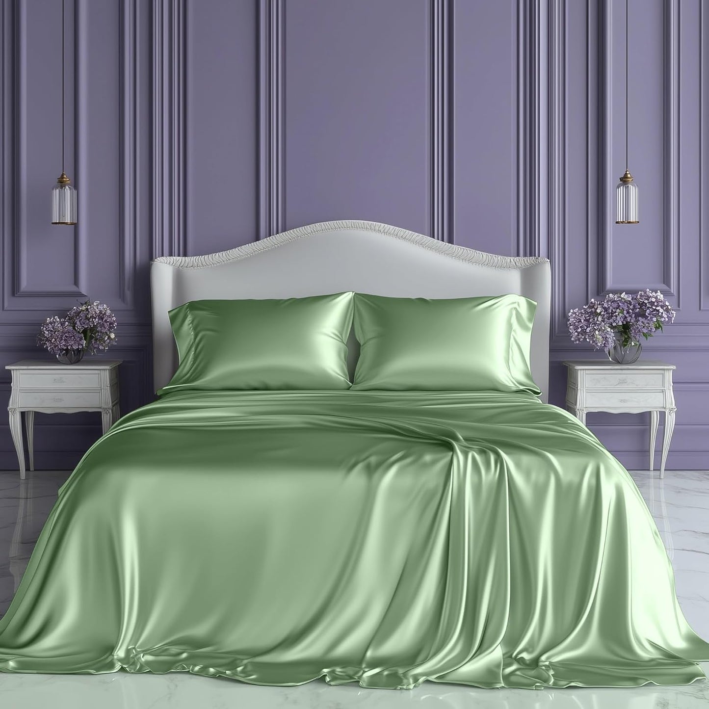 Satin Sheets Queen Size Set for Luxurious Sleep Experience