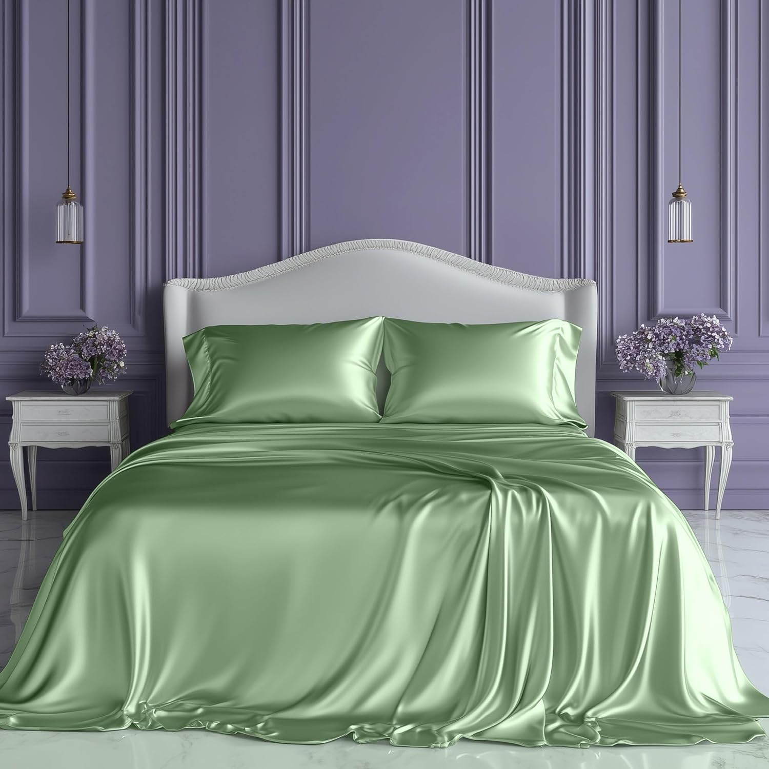Satin Sheets Queen Size Set for Luxurious Sleep Experience