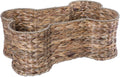 Bone Dry Bone Shape Hyacinth Toy Basket, Natural Small - Neat Toy