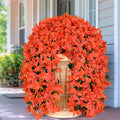 Fall Artificial Bougainvillea Flowers for Outdoors - Lifelike Hanging