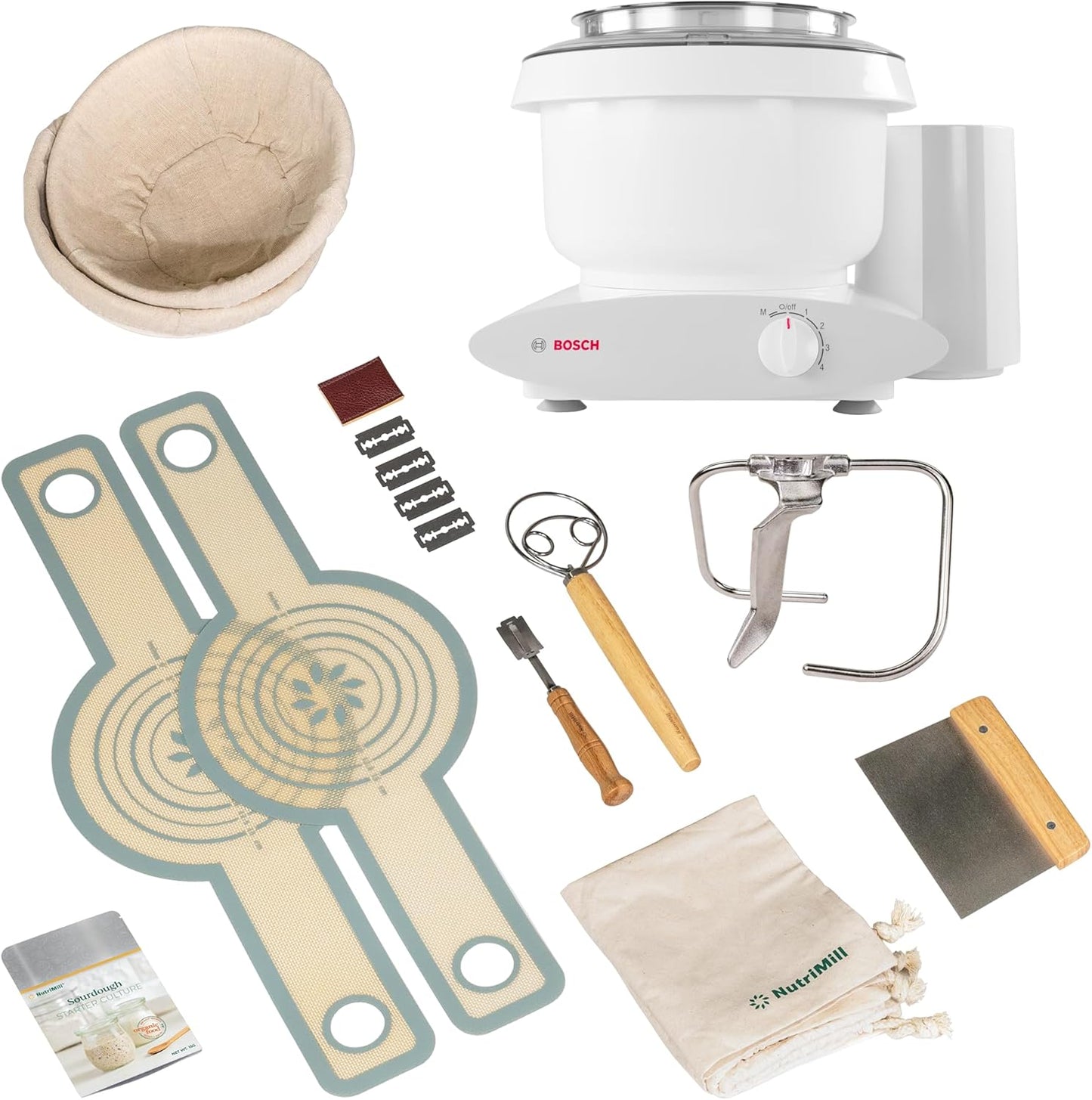 Bosch Universal Plus Stand Mixer with Complete Sourdough Kit