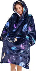 Narecte Cozy Oversized Blanket Hoodie - Plush Wearable Blanket Kitchen