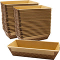 Chef-Grade Elegant 1Lb Paper Loaf Pans for Baking and Gifts