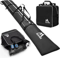Ski Bag and Boot Bag Combo - Padded Travel Ski Bag Set