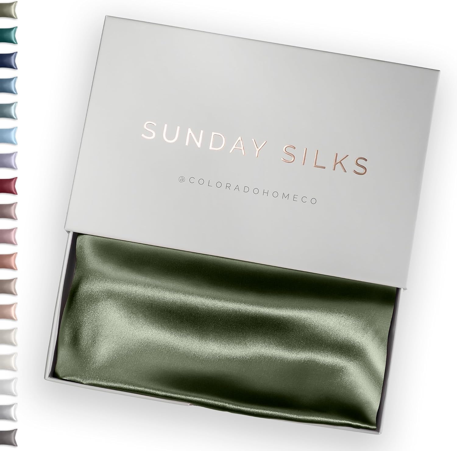 SUNDAYSILKSTM 100% Mulberry Silk Pillowcase for Hair & Skin