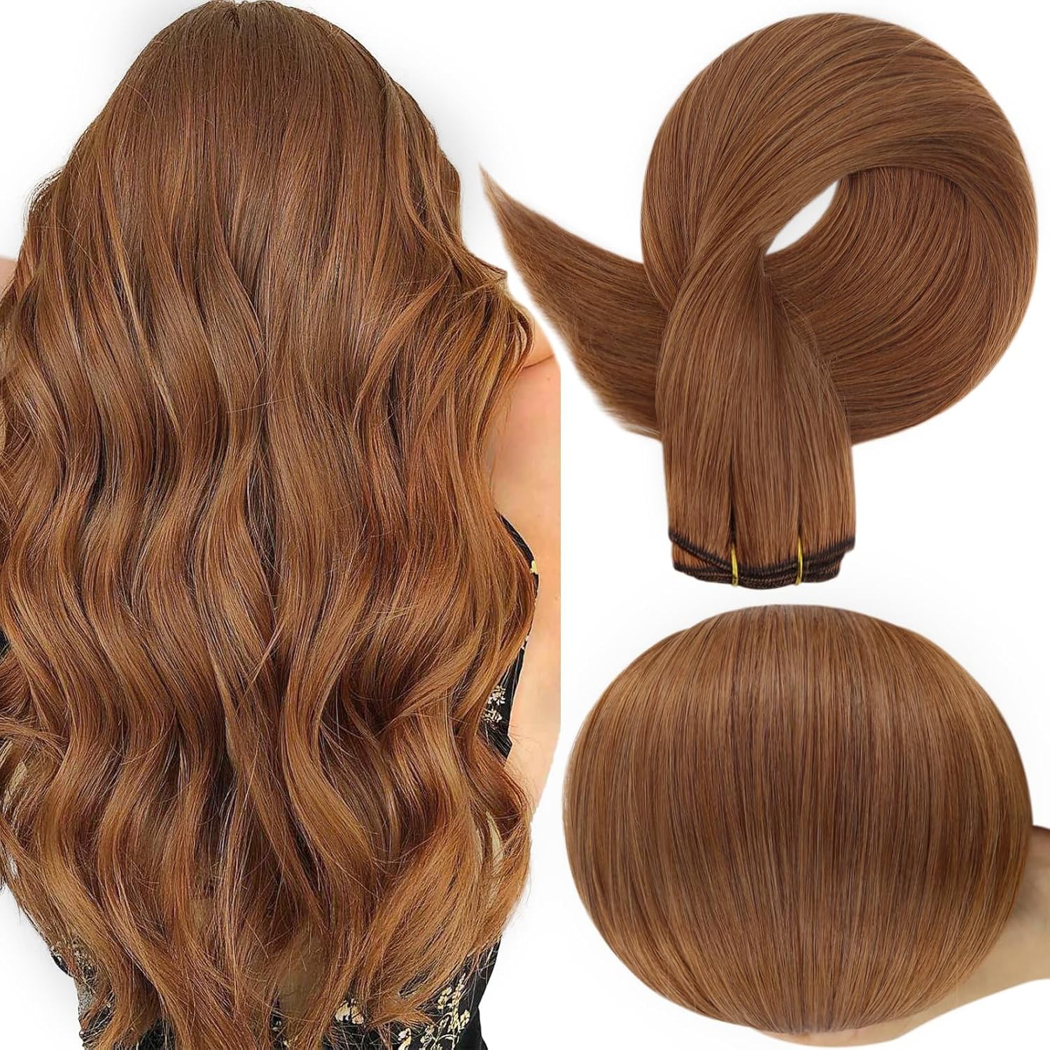 Full Shine Weft Hair Extensions for Natural Look and Feel