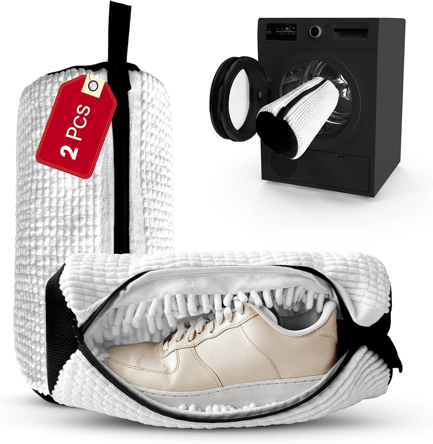 Shoe Washing Bag Duo: 360 Deep Clean & Protect