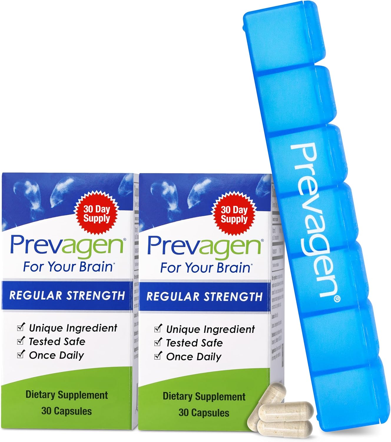 Prevagen Regular Strength Capsules for Brain Health - 2 Pack